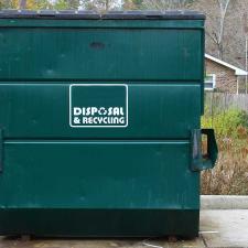 Dumpster pad cleaning